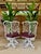 Set of Four Vintage Faux Bamboo Swivel Dining Chairs in Glossy White For Sale - Image 11 of 12