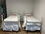 These are a set of matching vintage metal beds. They are in need of a coat of paint but otherwise good vintage condition....