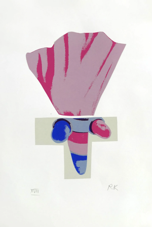 Ronald King Screenprint the Manciple Signed & Numbered 1978