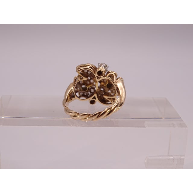 Art Nouveau 9 Karat Gold and Rock Crystal Ring, Spain, 1930s For Sale - Image 14 of 18