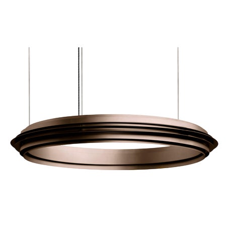 Empire II Large Bronze Aluminum Pendant Lamp by JSPR For Sale