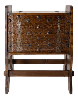 Bar Cocktail Cabinet in Pine and Wrought Iron, Spain, 1960s