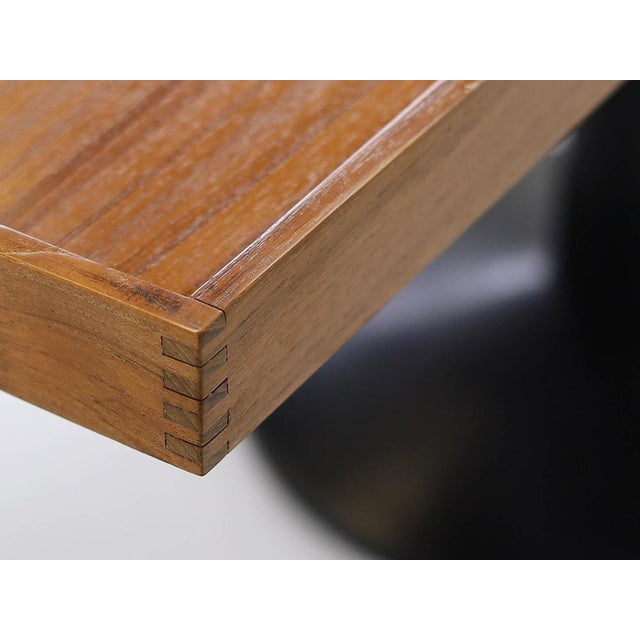 Brown Model Stadera 840 Writing Desk by Franco Albini for Poggi, Italy, 1958 For Sale - Image 8 of 9