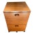 Mid-Century Danish Modern Teak Rolling File Cabinet For Sale