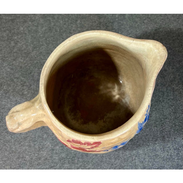 Antique Cartwright Bros Pottery Pitcher & Wash Basin For Sale - Image 10 of 12