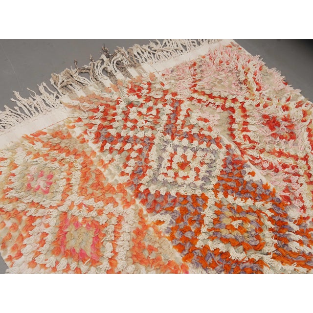 Turkish 1970s Vintage Handmade Wool Cotton Turkish Cream Runner Rug For Sale - Image 3 of 11