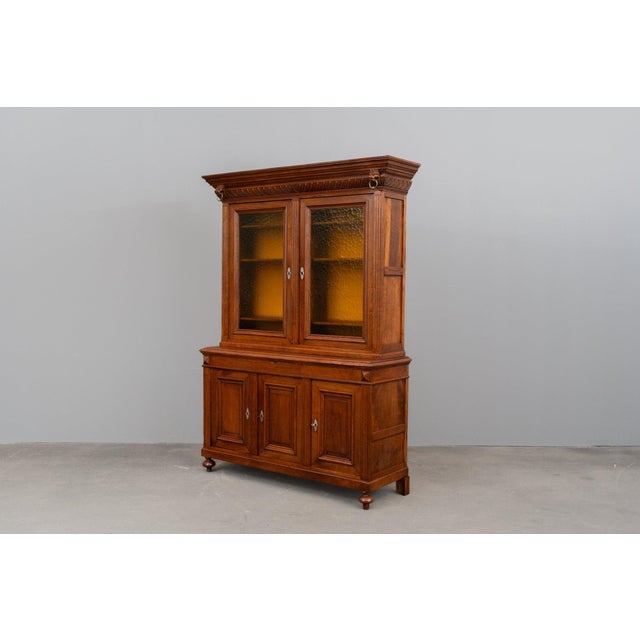 Gründerzeit Oak Bookcase, 1800s For Sale - Image 5 of 18