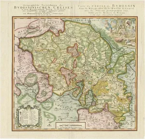 Antique Map of Upper Lusatia by Homann Erben, 1746