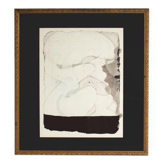 Abstract Black and White Serigraph Print by Paul Chidlaw For Sale