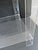 MCM Hollywood Regency Clear Lucite Acrylic Two-Tier Square Side Table For Sale - Image 4 of 7