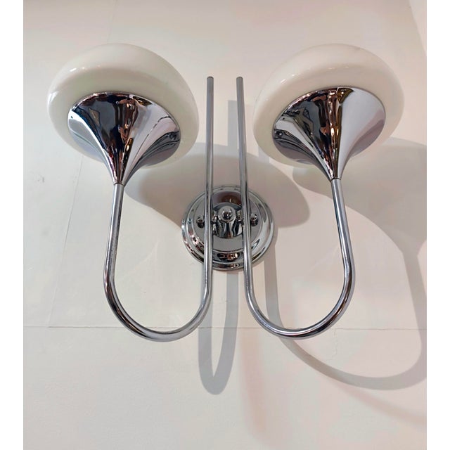 1970s Vintage Wall Light in Metal, 1970s For Sale - Image 5 of 9