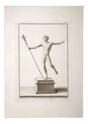 Carlo Nolli, Ancient Roman Statue, Etching, 18th-Century