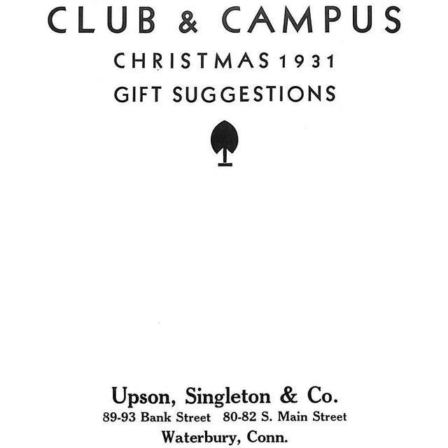 Blue Club & Campus Christmas 1931 Gifts For Men For Sale - Image 8 of 11