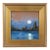 William Hawkins Moonlight Landscape Seascape Painting Including the Antiqued Gold Wood Frame For Sale