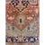 1890s Red Field Medallion Rustic Antique Heriz Knotted Wool Rug For Sale - Image 4 of 4