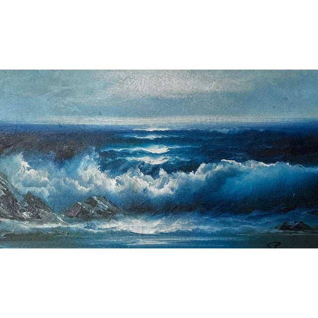 Artist: Jermone Stevens Medium: Oil painting Materials: canvas, wood frame Size: 16 in X 20 in X 0.5 in Framed size: 24 in...