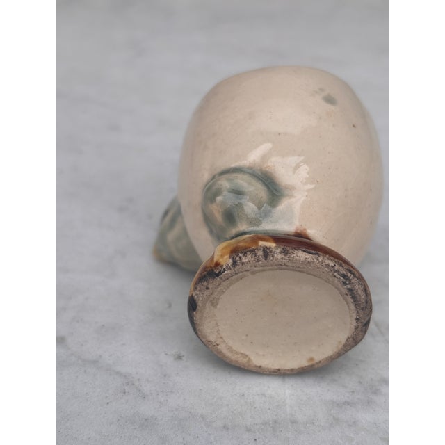 French Majolica Chick Egg Cup Circa 1890 For Sale In Austin - Image 6 of 9
