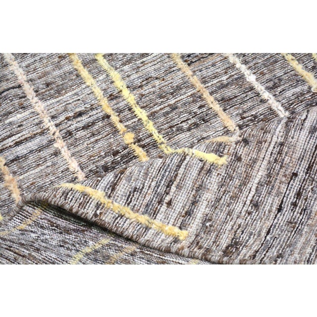 Moroccan Moroccan Hand Knotted Wool Rug, 2'9''x11'9'' For Sale - Image 3 of 4