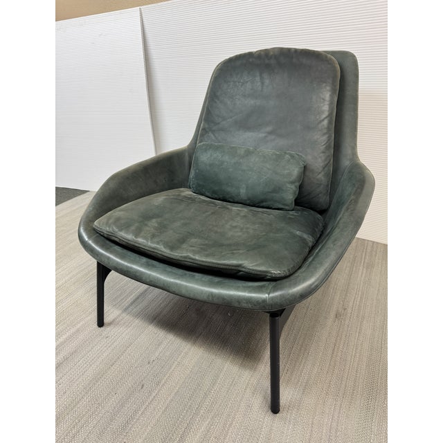 Design Plus Gallery presents the Field Upholstered Lounge Chair by Blu Dot. This modern lounge chair has a tall, gently...