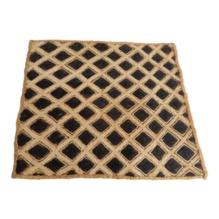 African Kuba Kasai Velvet Raffia Textile Zaire For Sale