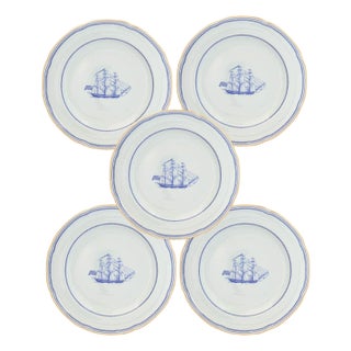Spode Tradewinds Clipper Ship Dinner Plates For Sale
