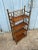 Antique Four Tier Burnt Bamboo Rack Bookshelve For Sale - Image 9 of 11