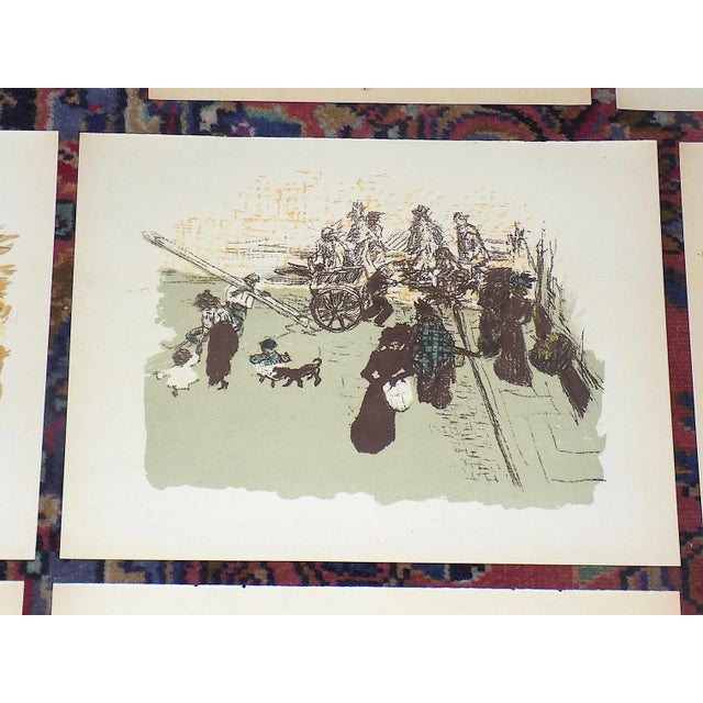 1950s Vintage Pierre Bonnard Modernist Lithograph Views of Paris, Printed by Mourlot - Set of 11 For Sale - Image 5 of 13