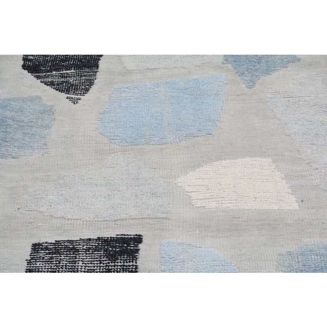 Moroccan Hand Knotted Wool Rug, 9'x12' For Sale - Image 4 of 6