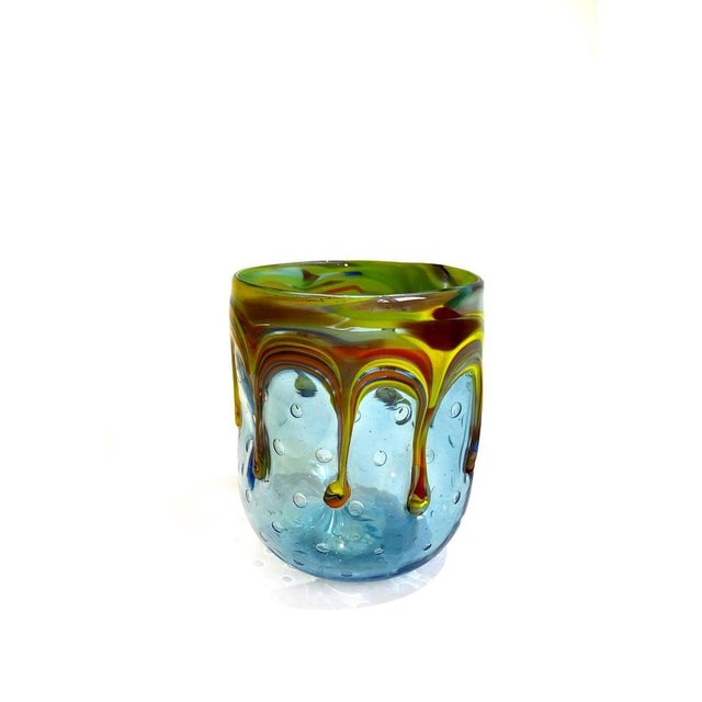 Vintage Italian Murano Glasses by Mariana Iskra for Ribes, 2010s, Set of 6 For Sale - Image 4 of 8