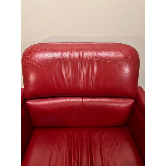 Late 20th Century Late 20th Century All Leather Office Chair For Sale - Image 5 of 6