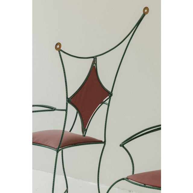 Textile Armchairs from Marco De Gueltzl, 1990s, Set of 2 For Sale - Image 7 of 13