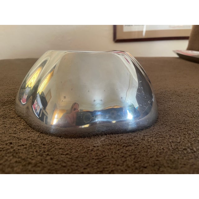 Nambe 1990s Alloy Bowl 'Clover Leaf' by Nambe For Sale - Image 4 of 6