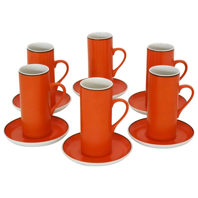 1950s Cup Espresso Set by Lagardo Tackett - 12 Pieces For Sale - Image 5 of 5