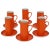 1950s Cup Espresso Set by Lagardo Tackett - 12 Pieces For Sale - Image 5 of 5