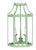 Light Green Scalloped Lantern For Sale