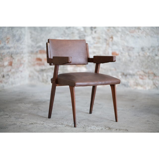 Mid-Century Armchairs, Italy, 1950s, Set of 2 For Sale - Image 3 of 18