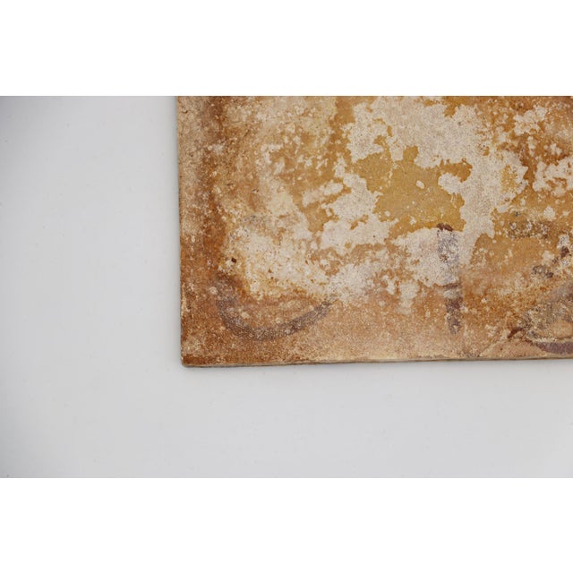 Blue 19th Century Tile Depicting a Man and a Woman, Portuguese Baroque For Sale - Image 8 of 8