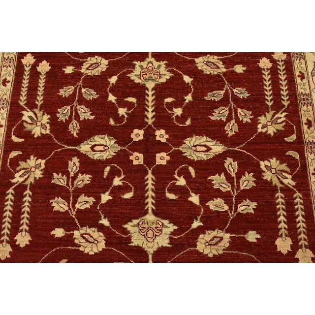 2020s Ziegler Rug 5’10” X 8’10” Red Wool Traditional Hand-Knotted Oriental Carpet For Sale - Image 5 of 13