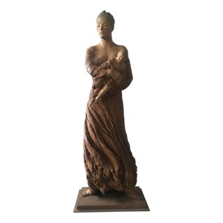 Vintage Italian Bronze Sculpture by Ugo Riva Dove Vai, 2006 For Sale