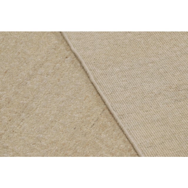 Beige Rug & Kilim’s Oversized Contemporary Textural Solid Rug in Beige Tones - 12x12 For Sale - Image 8 of 8