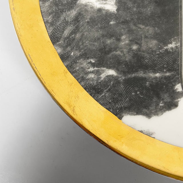 Vintage Italian Osram Decorative Plate by Fornasetti, 1970s For Sale - Image 12 of 15