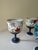 Mid 20th Century Set of 5 Japanese Porcelain Footed Sake Goblets — Hand-Painted, Arita Style — Autumn, Garden & Egyptian Motifs For Sale - Image 4 of 8