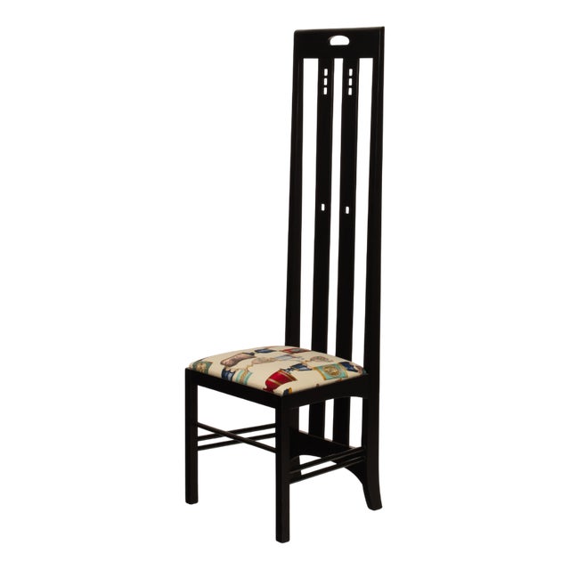 High Ingram Chair by Charles R. Mackintosh for Alivar, 1980s For Sale