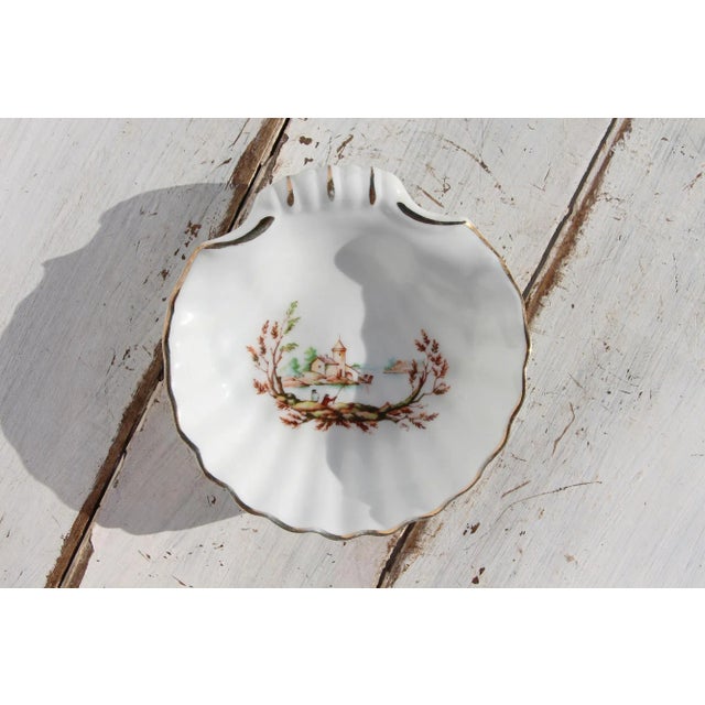 19th Century French Shell-Shaped Soap Dish, Hand-Painted and Signed For Sale - Image 12 of 12