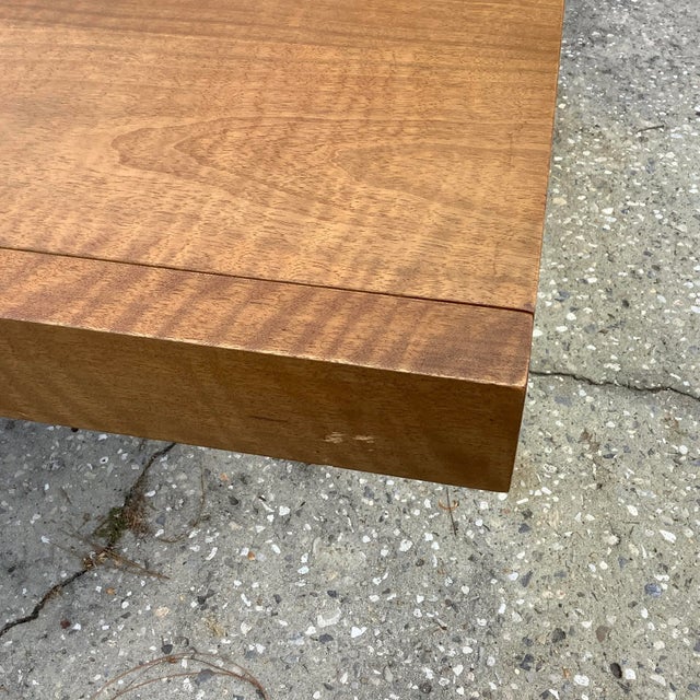1960s 1960s MCM Founders Milo Baughman Solid Walnut Dining Table With 2 Leaves For Sale - Image 5 of 10