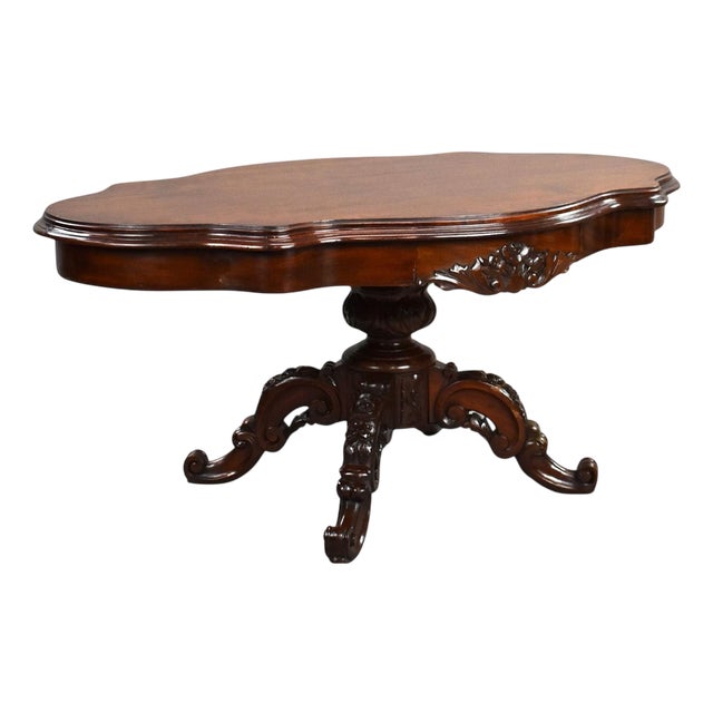 Mahogany Coffee Table, 1880s For Sale