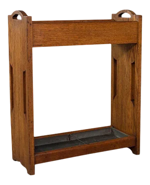 Arts & Crafts Antique Oak Hallway Rack