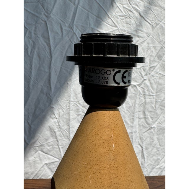 Vintage Natural Wood Pencil Lamp Base from Tarogo, 1980s For Sale - Image 15 of 15