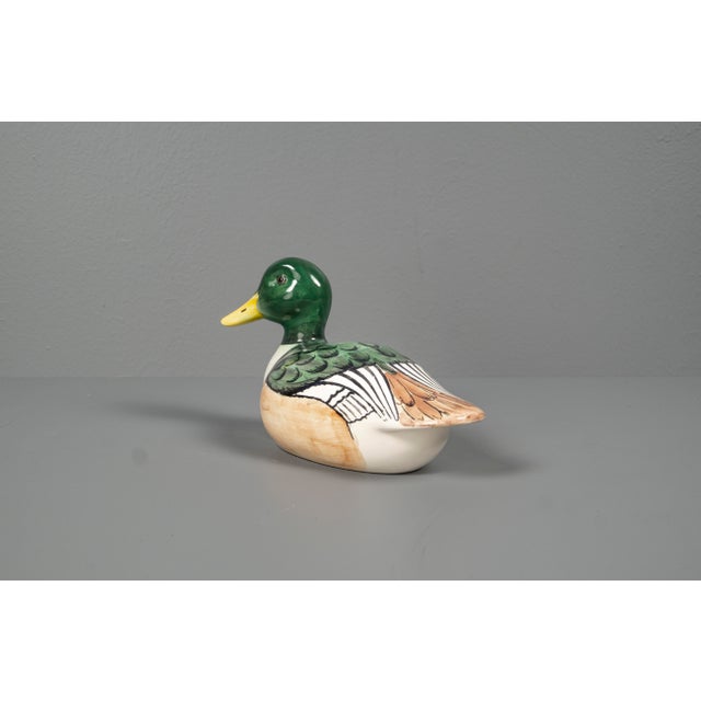 Handmade porcelain duck from Manufactory Weiss. Made in Brasil. Ducks from the 80s, made of porcelain. The duck has a...