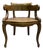 Louis Philippe Office Chair in Walnut and Caning For Sale